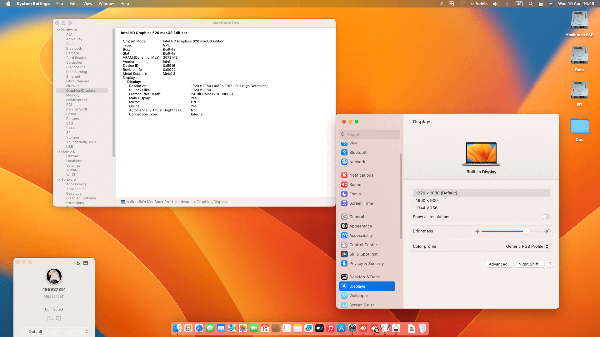 Lenovo Thinkpad T470S 4th [SkyLake   Intel HD 520 + PS2 SMBUS]   OpenCore 5